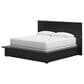 Ashley Londer King Panel Bed  in Black  in Black, , large