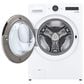 LG 4.5 Cu. Ft. Ultra Large Capacity Front Load Washer with AIDD In White, , large