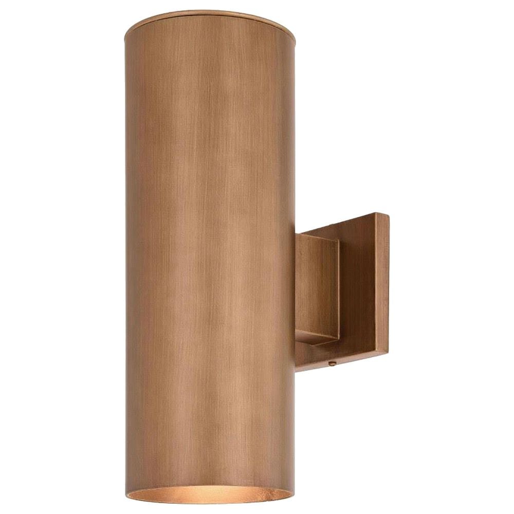 Vaxcel International Co. Ltd. Chiasso 2-Light Outdoor Wall Sconce in Warm Brass, , large