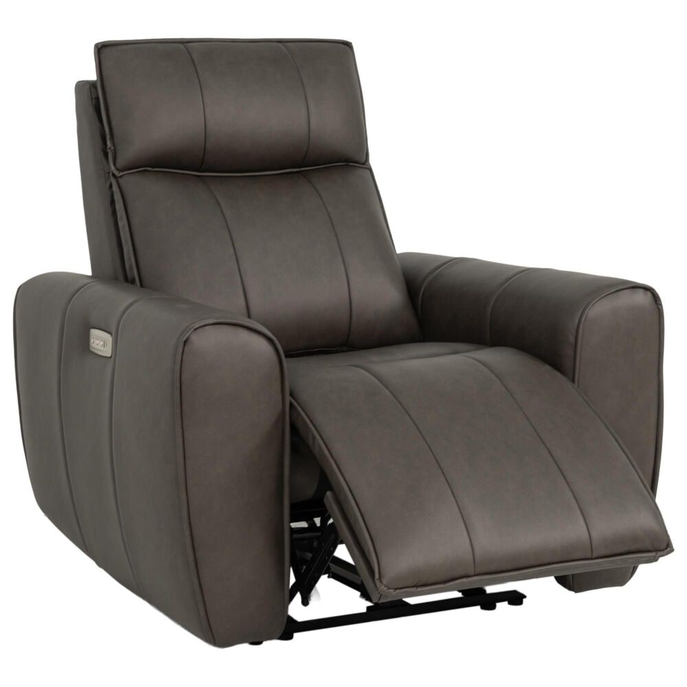 Aurora Furnishings Zero Gravity Power Recliner with Power Headrest in Dallas Espresso, , large