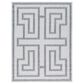 Ashley Matinwood 5" x 7" Ivory and Charcoal Outdoor Rug, , large