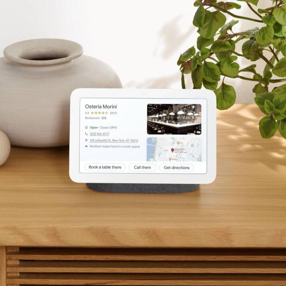 Google Nest Hub 2nd Gen - Smart Home Speaker and 7 Display with Google Assistant - Charcoal, , large