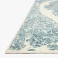 Magnolia Home Annie ANN-02 8"6" x 12" White and Blue Area Rug, , large
