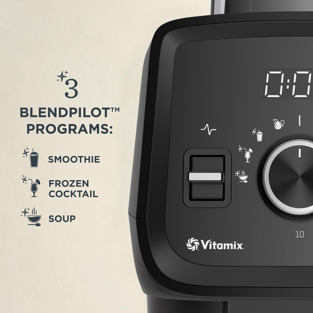 Vitamix VX3 Full-Size Countertop Blender with BlendPilot Programs in Black, , large