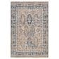 Surya Mirabel Traditional 9" x 12"2" Navy, Denim, Cream, Brown, Saffron, Taupe and Gray Area Rug, , large