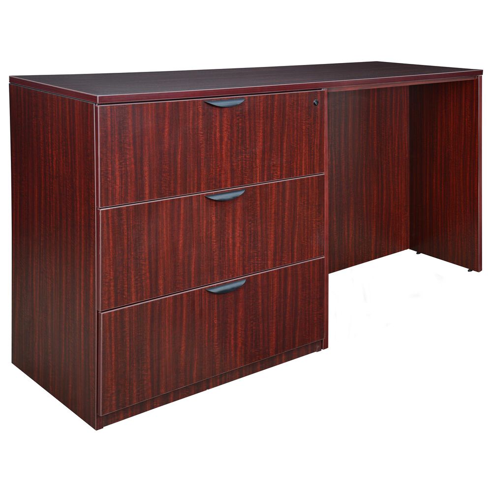 Regency Global Sourcing Legacy Stand Up Side to Side Lateral File & Desk in Mahogany, , large