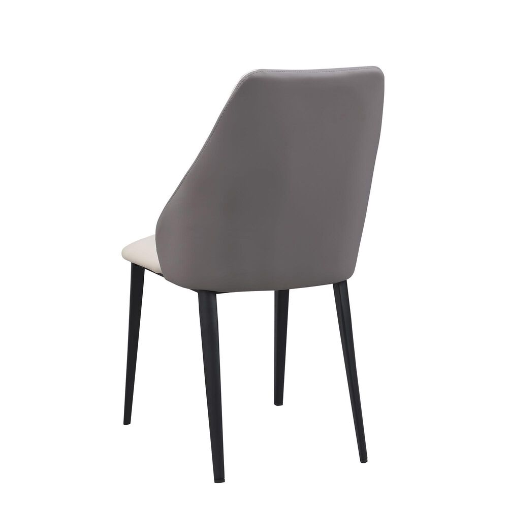 Monroe Jocelyn Side Chair in Matte Black, , large