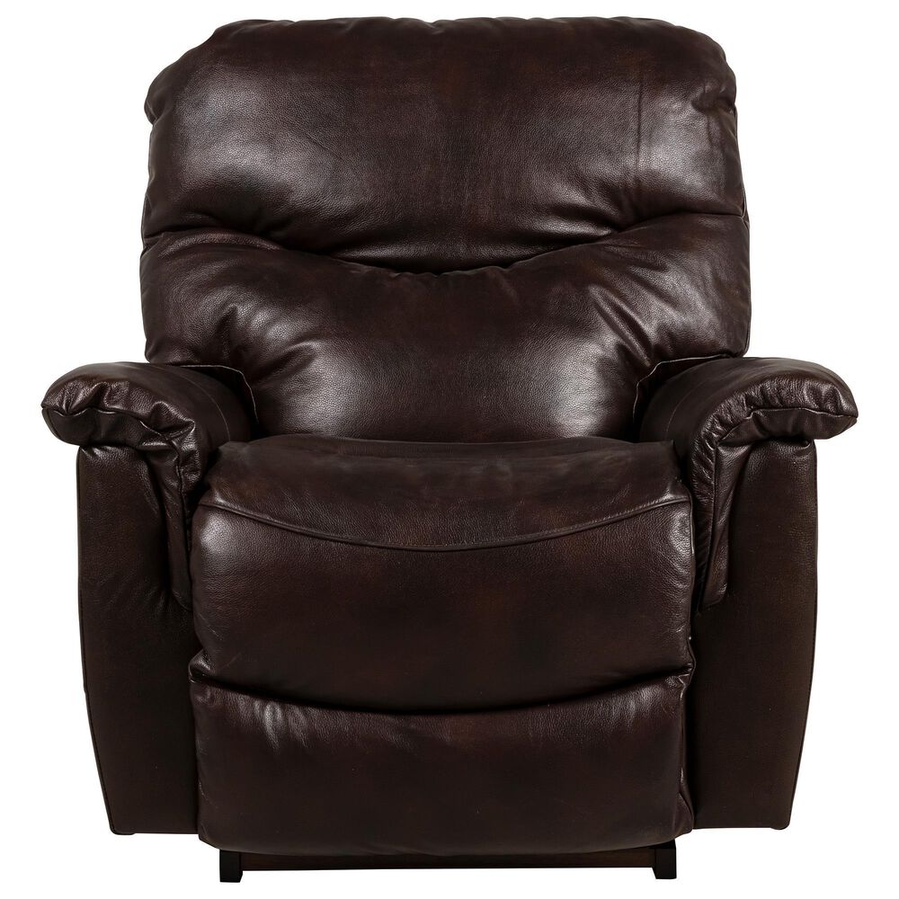 La-Z-Boy James Power Rocking Recliner with Headrest and Lumbar in Walnut, , large