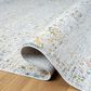 L&R Resources Allure 82474GML Gray and Blue 5" x 8" Area Rug, , large
