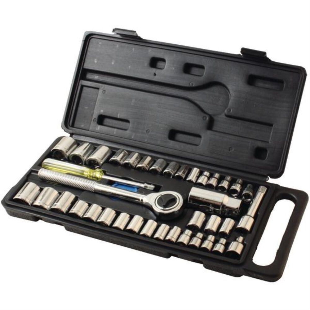 40-Piece Drop-Forged Socket Set, , large