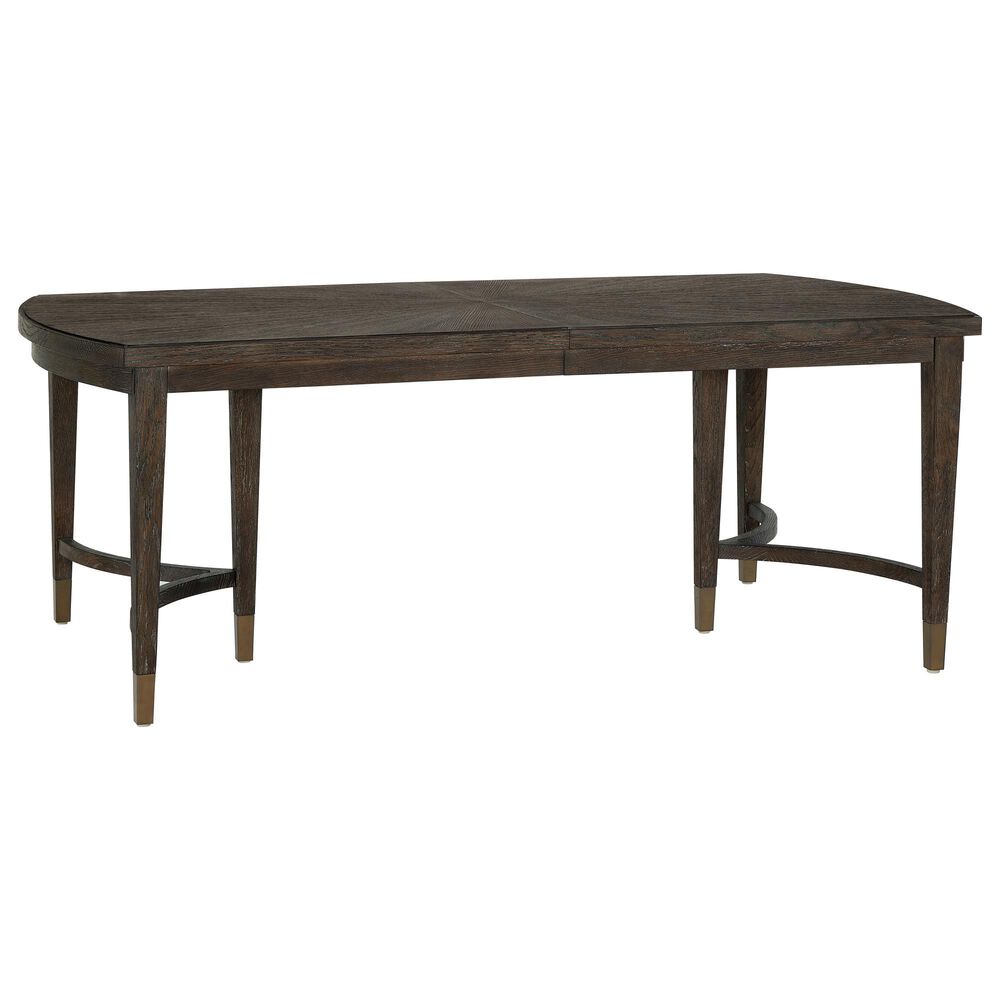 Universal Furniture Montclair and Nico 9-Piece Rectangular Dining Set in Cocoa and Smoked Gold, , large
