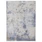 Feizy Laina 4" x 6" Blue and Ivory Area Rug, , large