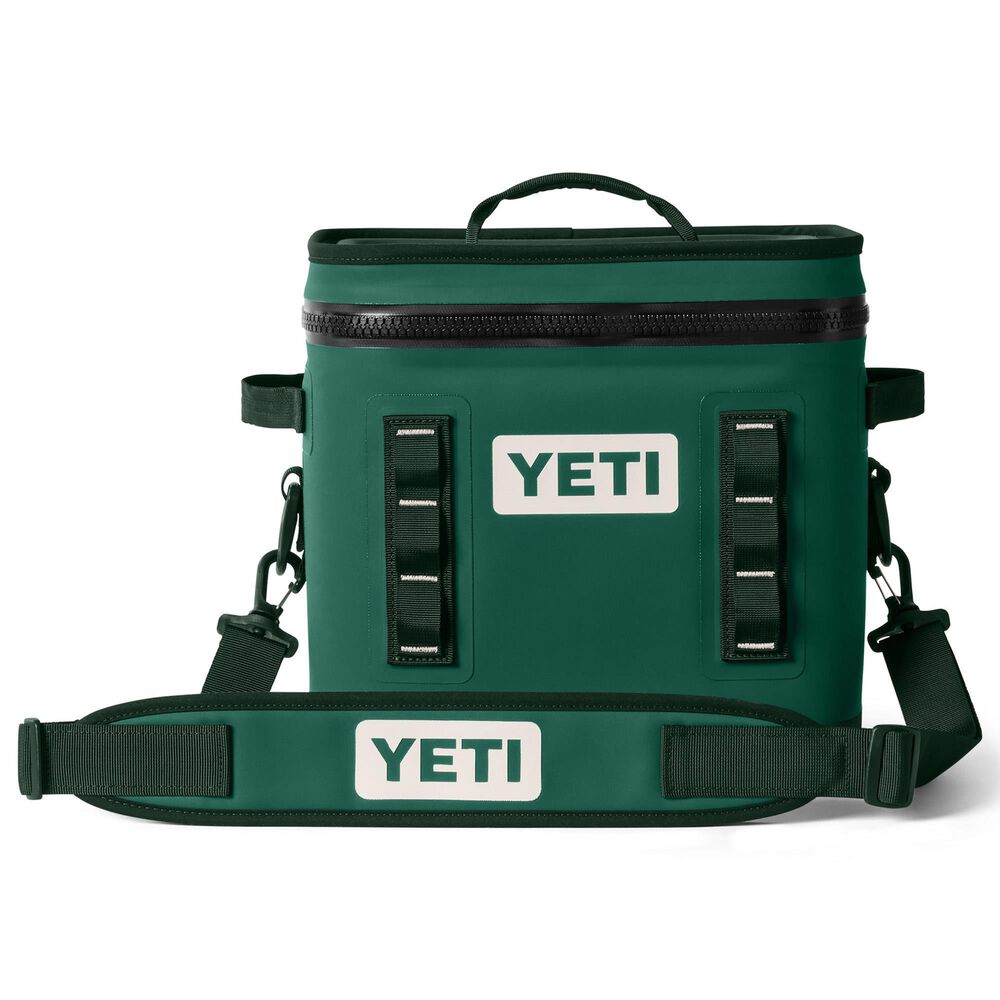 YETI Hopper Flip 12 Soft Cooler in Black Forest Green, , large