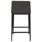Moe"s Home Collection Baron Counter Stool in Charcoal Grey, , large