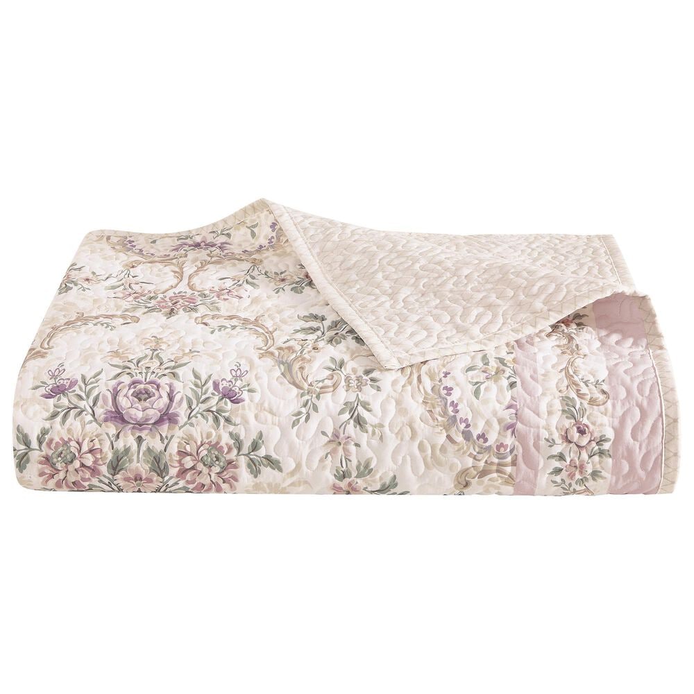 Royal Court Avant Garden Full/Queen Quilt in Blush, , large