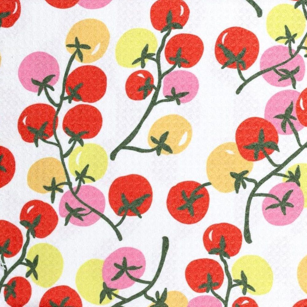 MuKitchen Vibe Dish Towel in Cherry Tomatoes and Yellow, , large