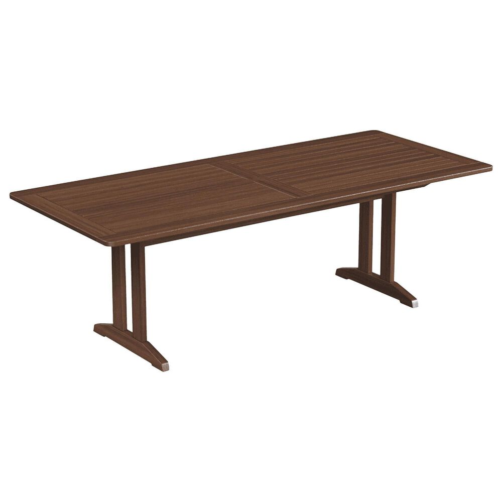 Timbertrail Foundations and Aurora 7-Piece Patio Rectangular Dining Set in Chocolate Brown, , large