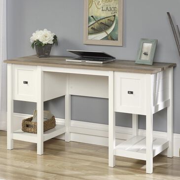 Sauder Cottage Road Desk in Soft White, , large