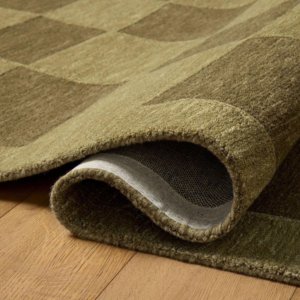 Loloi Craven Green and Olive 5' x 7'6" Area Rug, , large