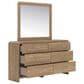 Ashley Gramburg 5 Piece Twin Panel Bedroom Set in Warm Brown, , large