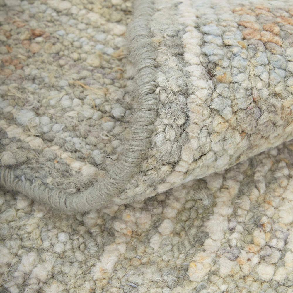 Feizy Grafton 5&#39;6&quot; x 8&#39;6&quot; Gray and Green Area Rug, , large