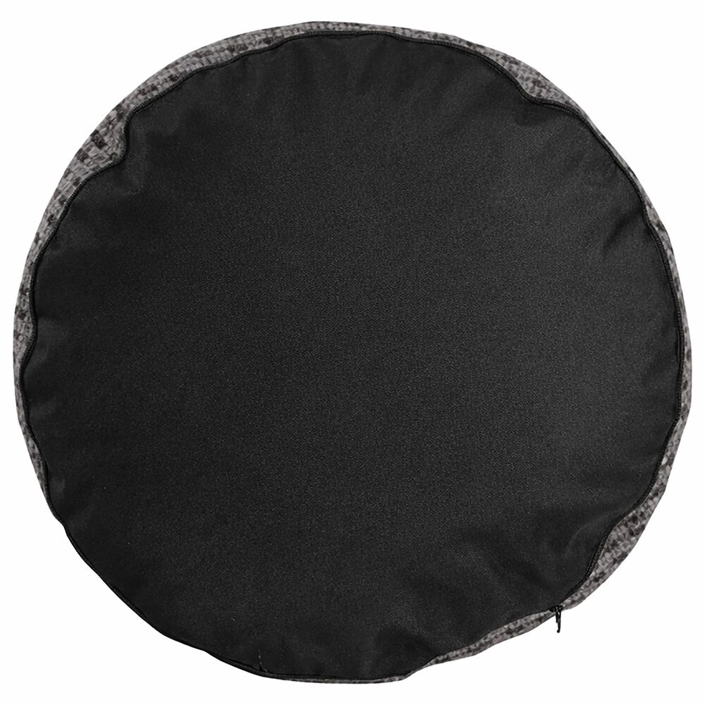 Howard Elliott Furley Short Pouf in Grey, , large