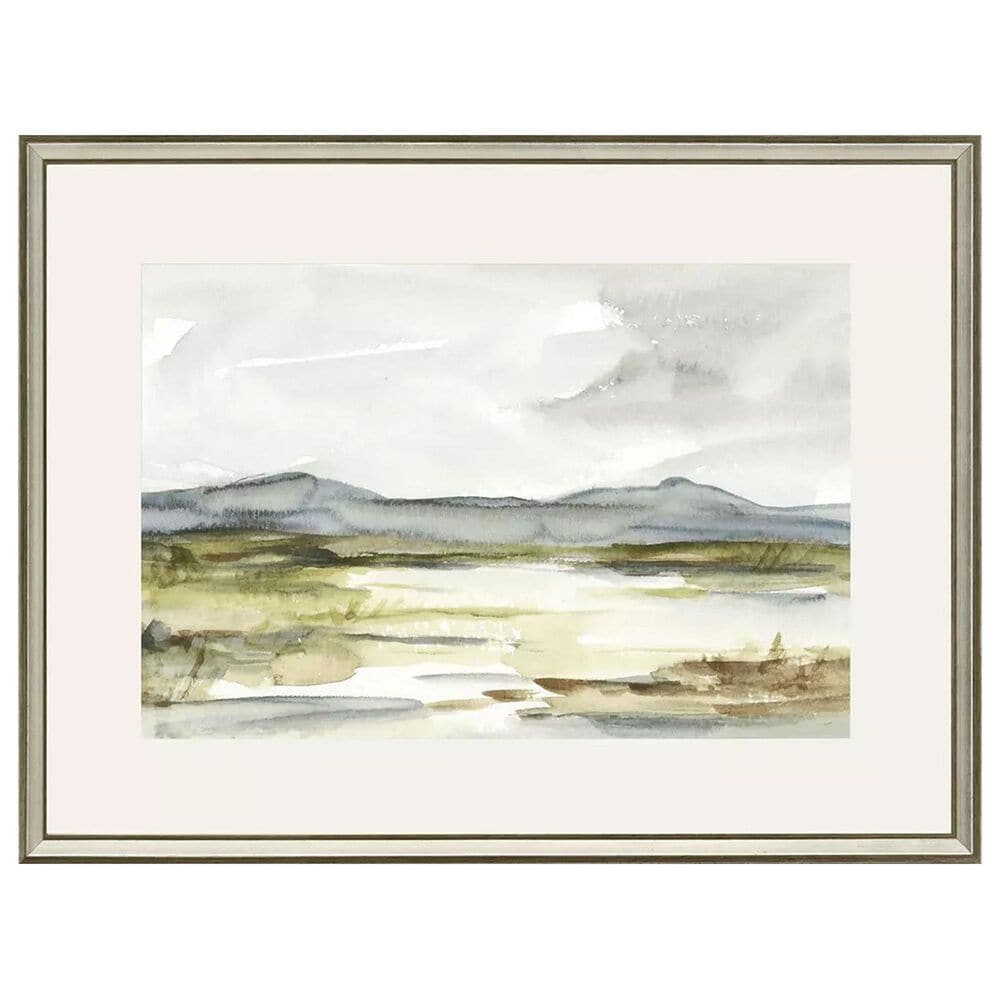 Paragon Overcast Wetland I 24" x 32" Wall Art in Gold Wash and Black, , large