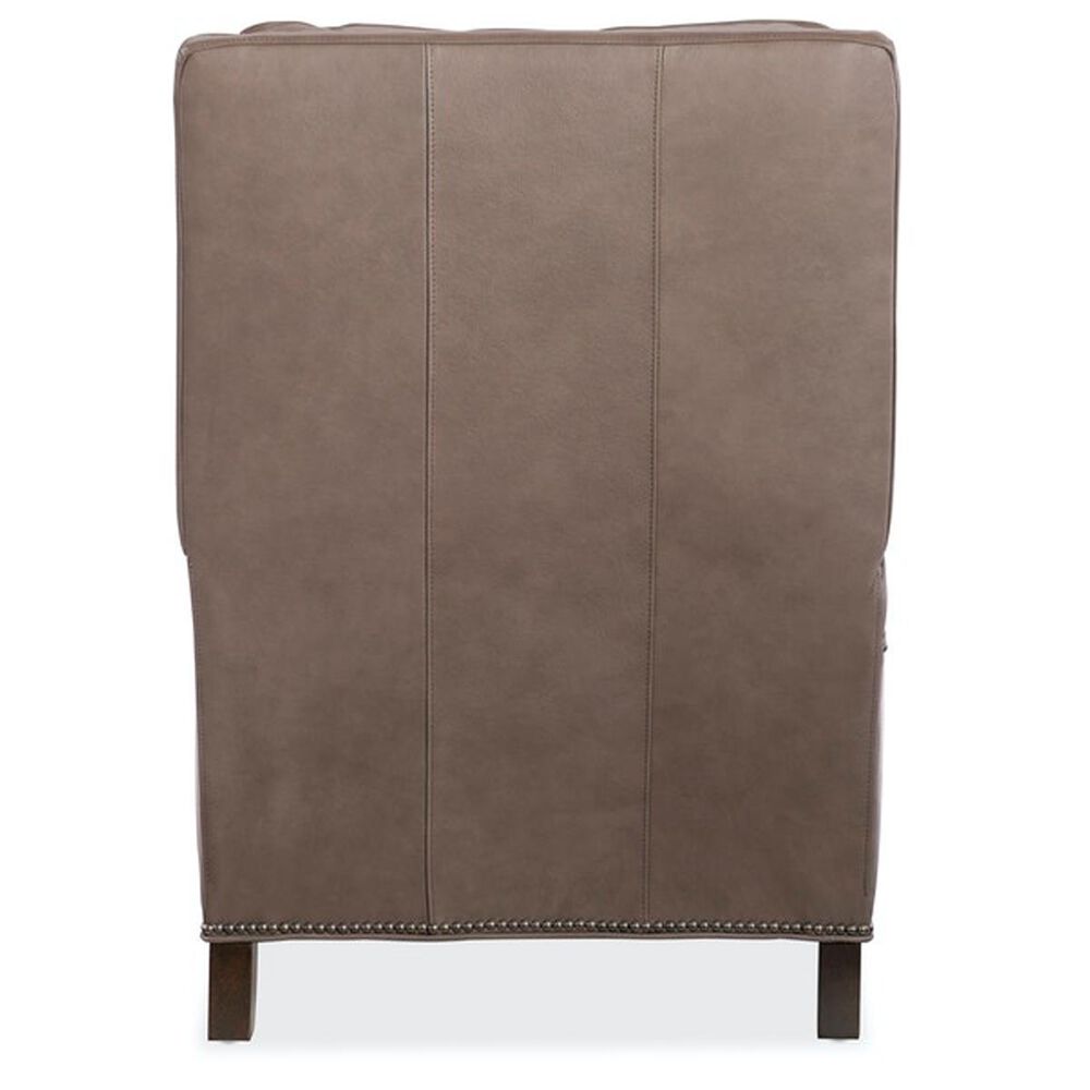 Hooker Furniture Leather Manual Recliner in Aspen Lenado, , large