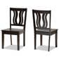 Baxton Studio Fenton Side Chair in Dark Brown (Set of 2), , large