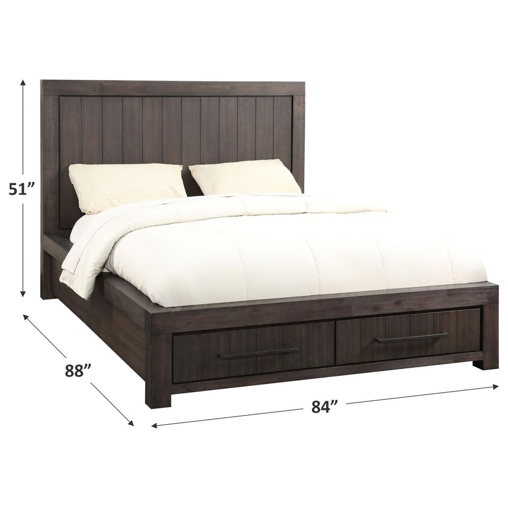 Urban Home Heath King Bed in Basalt Gray, , large