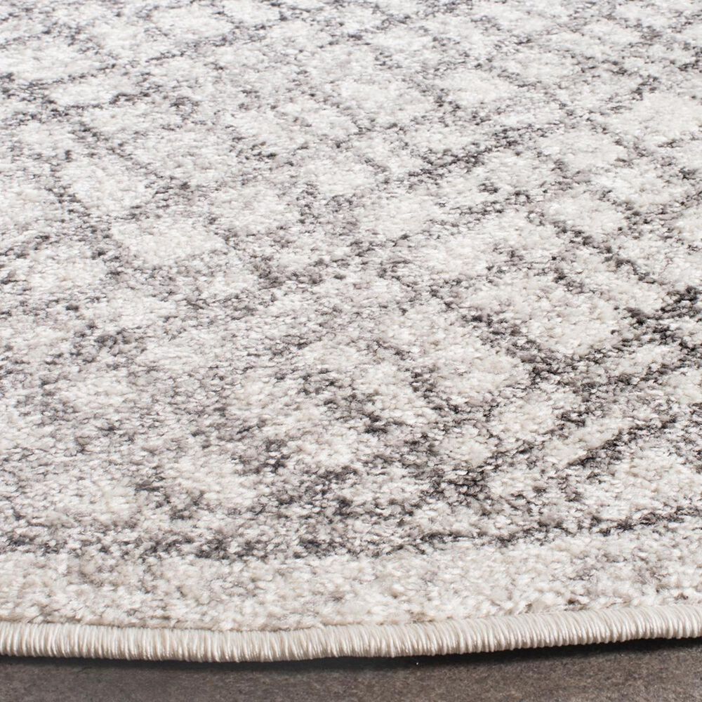 Safavieh Adirondack ADR103B-6R 6&#39; x 6&#39;  Silver/Ivory Round Rug, , large
