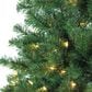 The Gerson Company 7" Montana Pine Artificial Christmas Tree with Warm White LED Lights in Green, , large