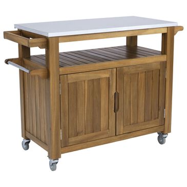 Homestyles Maho Kitchen Cart in Brown, , large
