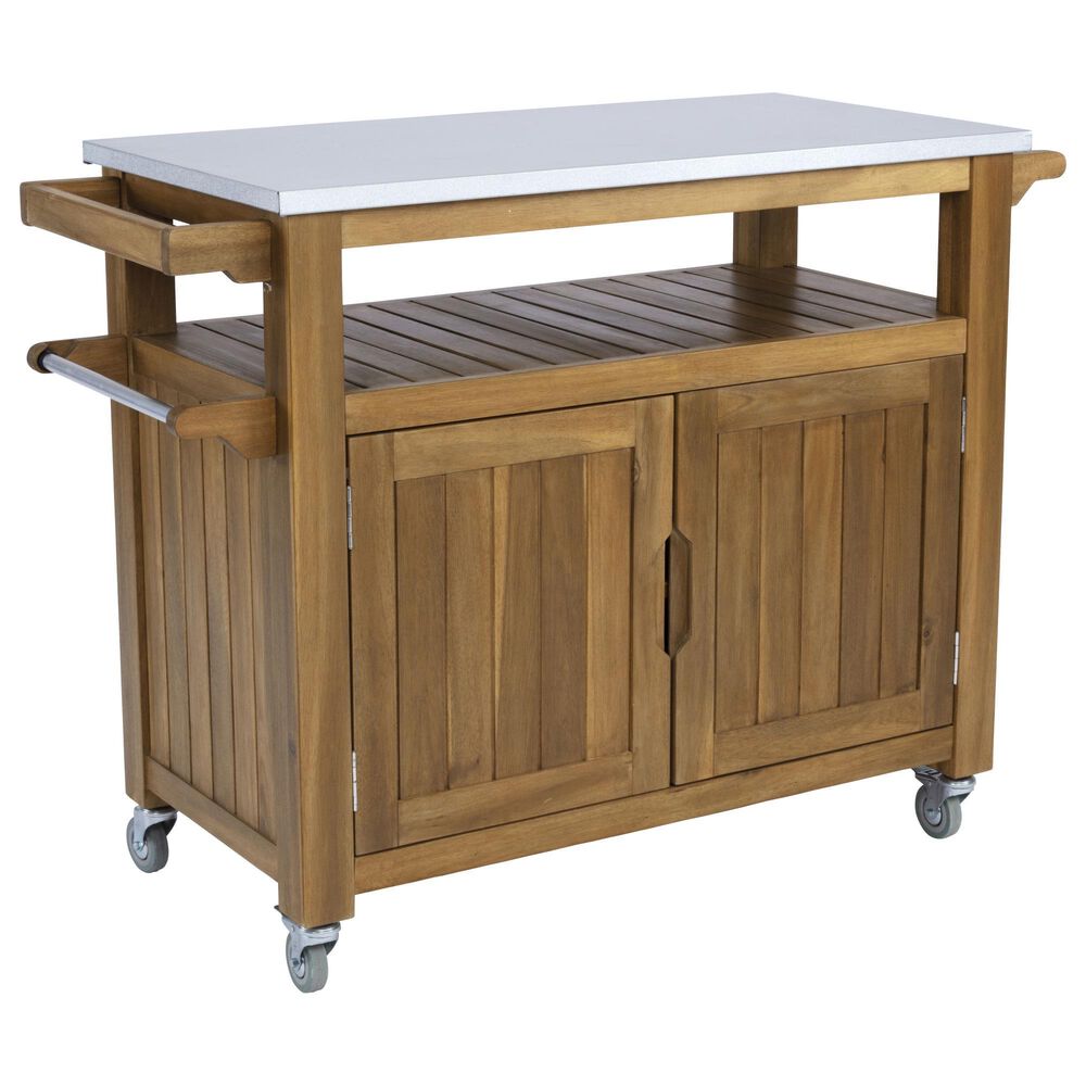 Homestyles Maho Kitchen Cart in Brown, , large