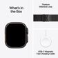 Apple Watch Ultra 3 (GPS+Cellular) 49mm Titanium Case with Titanium Milanese Loop - Large - Black - (2025), , large