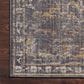 Chris Loves Julia x Loloi Rosemarie 11"6" x 15"6" Graphite and Multicolor Area Rug, , large
