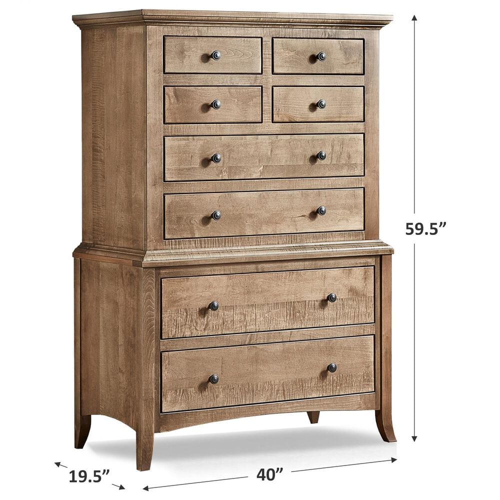Archbold Furniture Company Provence 8-Drawer Chest in Sandstone, , large