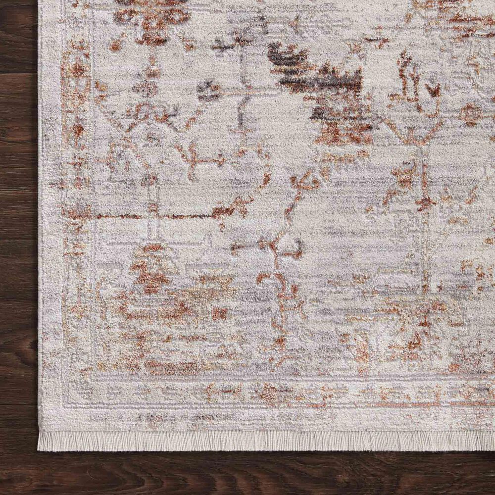 Loloi Bonney 2&#39; x 3&#39; Silver and Sunset Area Rug, , large