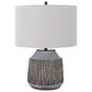 Uttermost Neolithic Table Lamp in Blue Gray, Rust Brown and Dark Bronze, , large