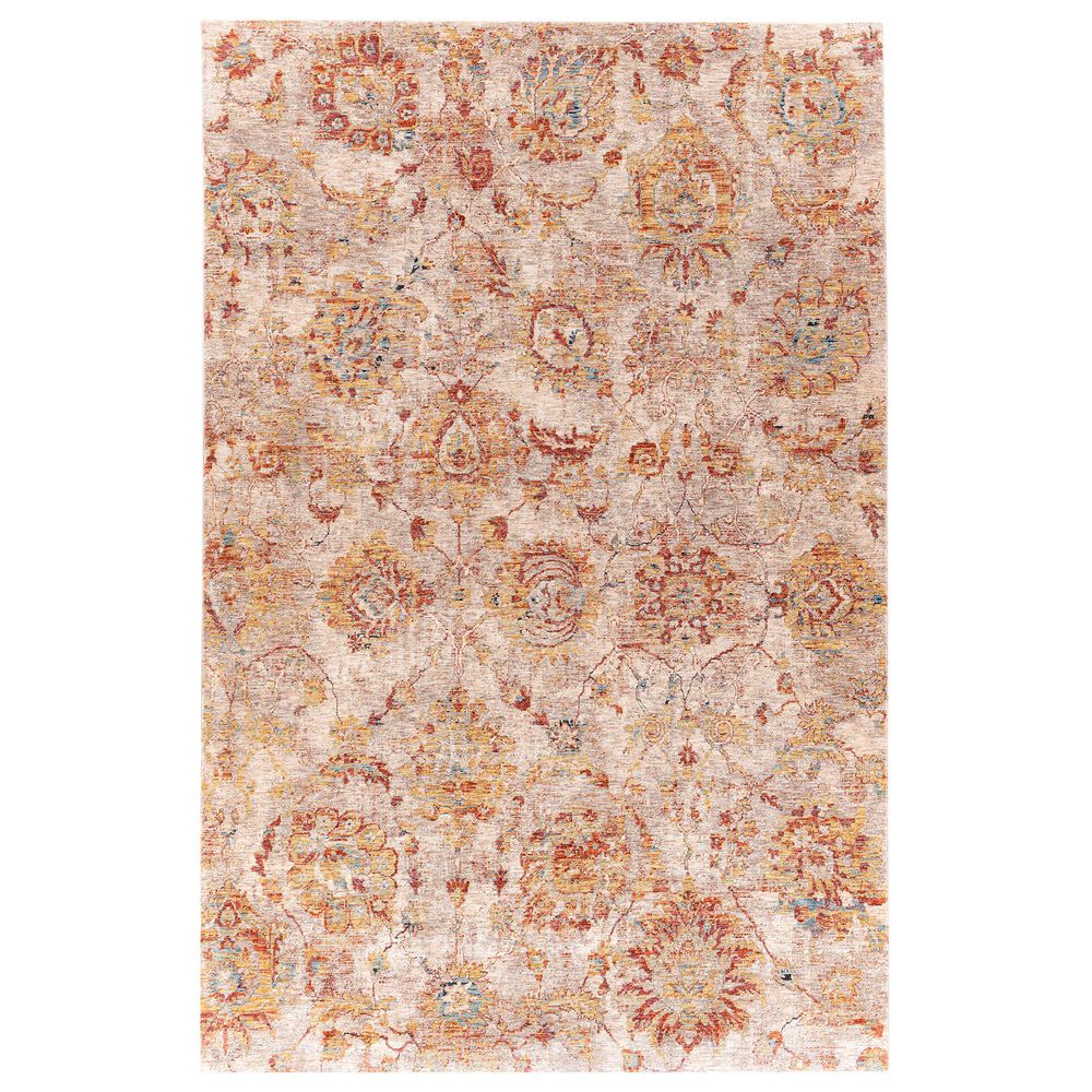 Surya Mirabel 10" x 14" Teal, Rust, Burnt Orange, Mustard, Gray and Beige Area Rug, , large