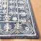 Safavieh Micro-Loop MLP619M 2"3" x 7" Blue and Ivory Runner, , large