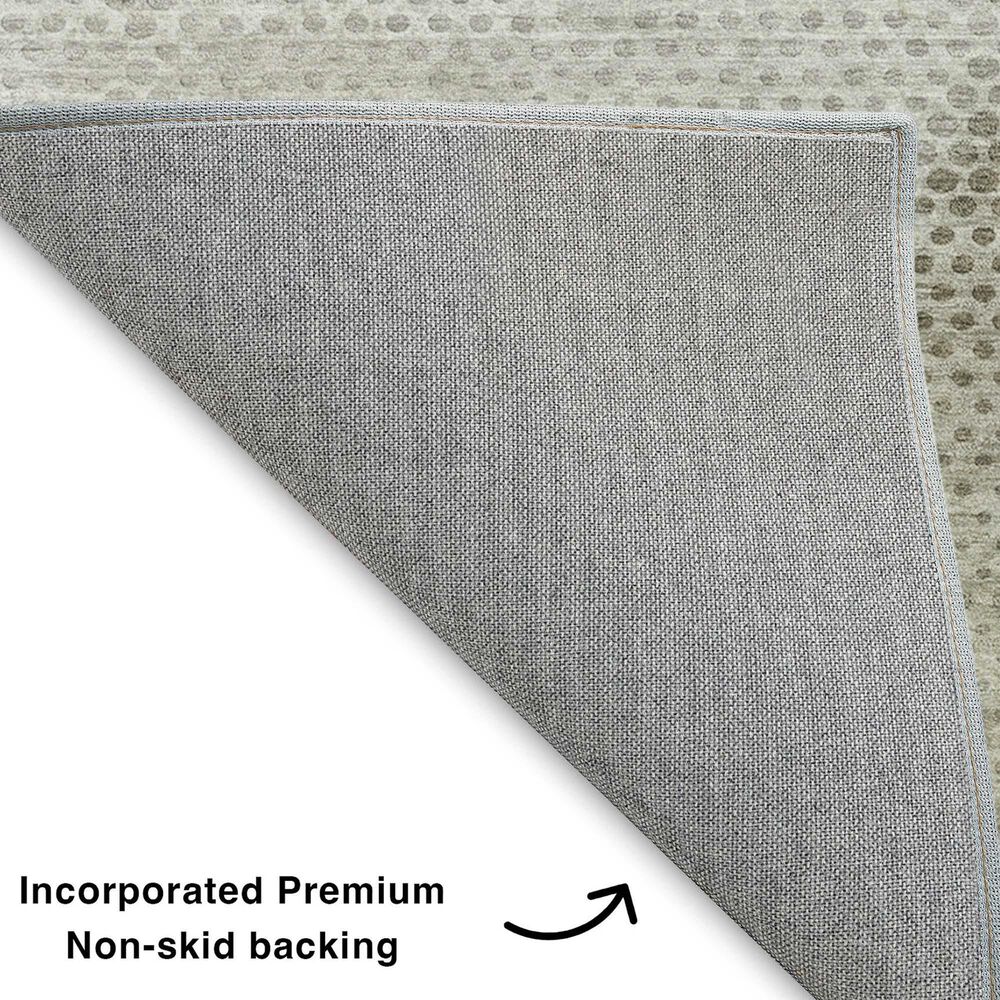 Dalyn Rug Company Trevi TV4 2&#39;6&quot; x 3&#39;10&quot; Gray Area Rug, , large