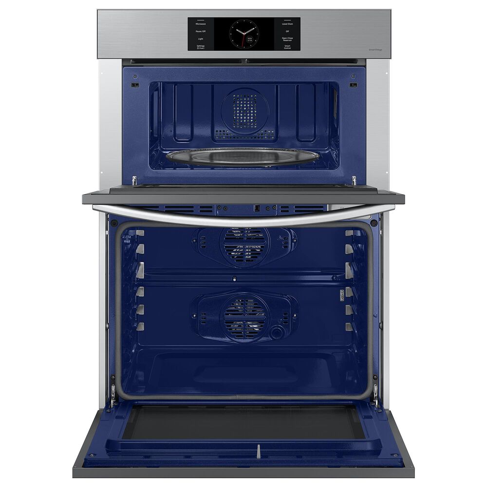 Samsung Bespoke 30&quot; Microwave Combination Wall Oven with Flex Duo in Stainless Steel, , large