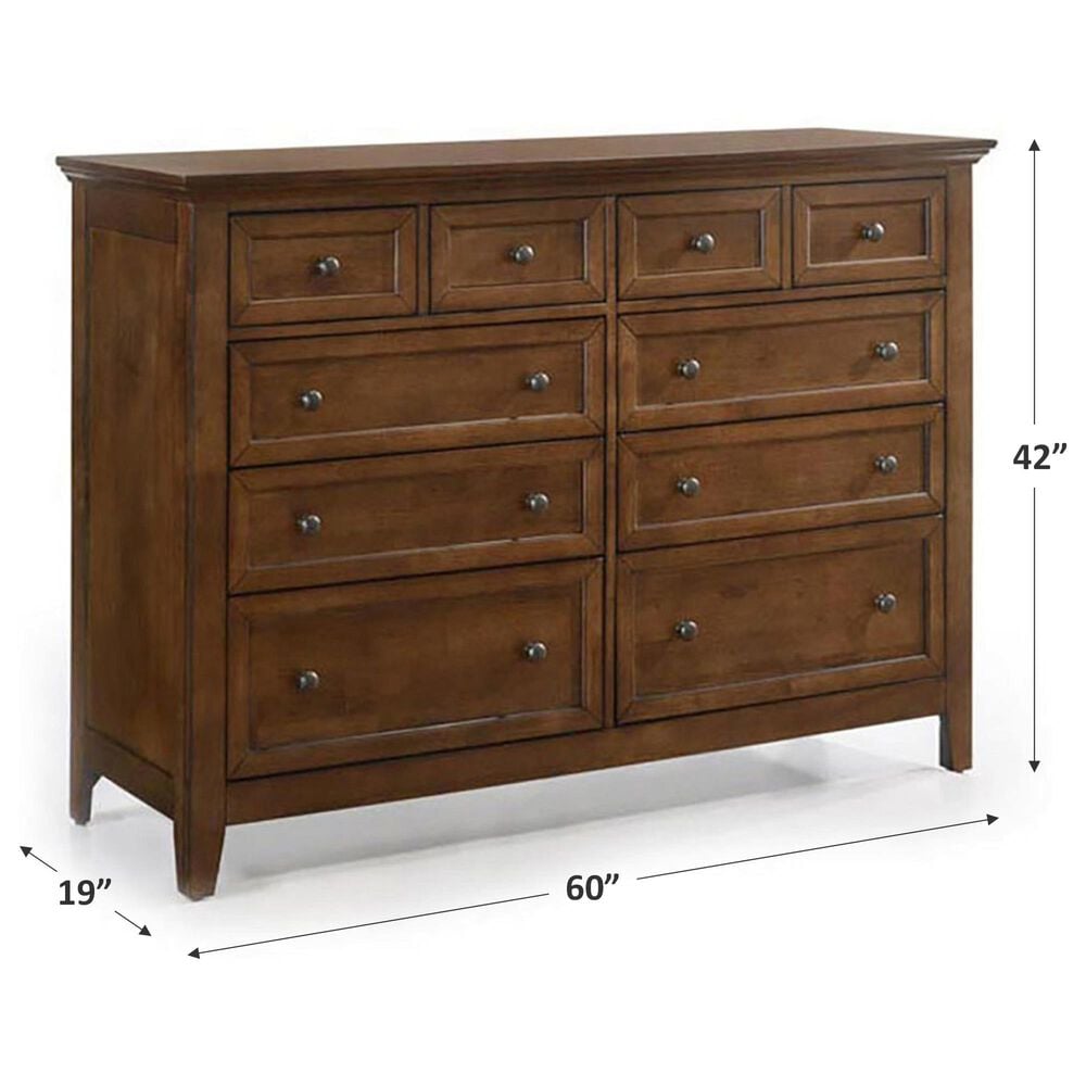 Hawthorne Furniture San Mateo 10-Drawer Dresser in Tuscan, , large