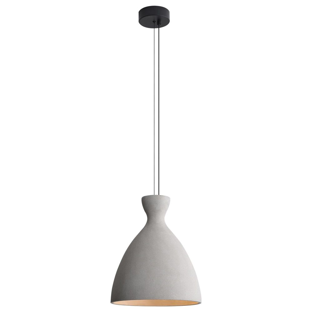 Golden Lighting Aethera 14" 1-Light LED Pendant in Grey, , large