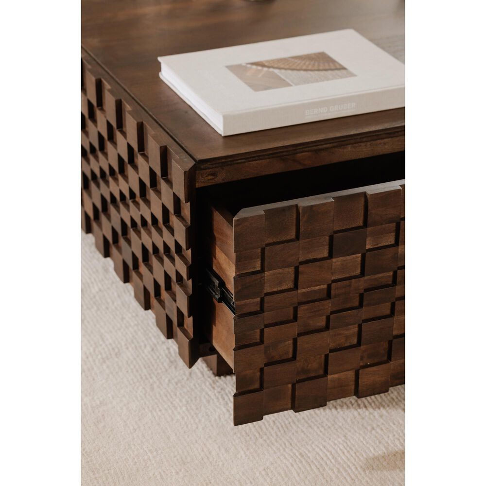 CityLine Easton Storage Coffee Table in Brown, , large