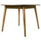 Armen Living 5-Piece Round Dining Set in Walnut, , large