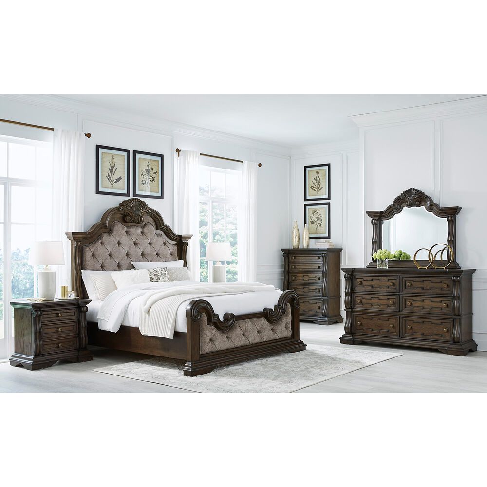 Millenium Maylee 5-Piece King Bedroom Set in Brown, , large