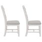 Ashley Valebeck Dining Chair Set of 2 in Beige and White, , large