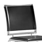 Zuo Modern Soar Bar Stools in Black and Silver (Set of 2), , large